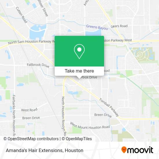Amanda's Hair Extensions map