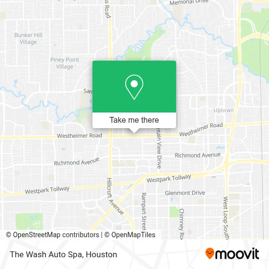 The Wash Auto Spa map