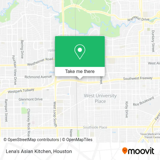 Lena's Asian Kitchen map