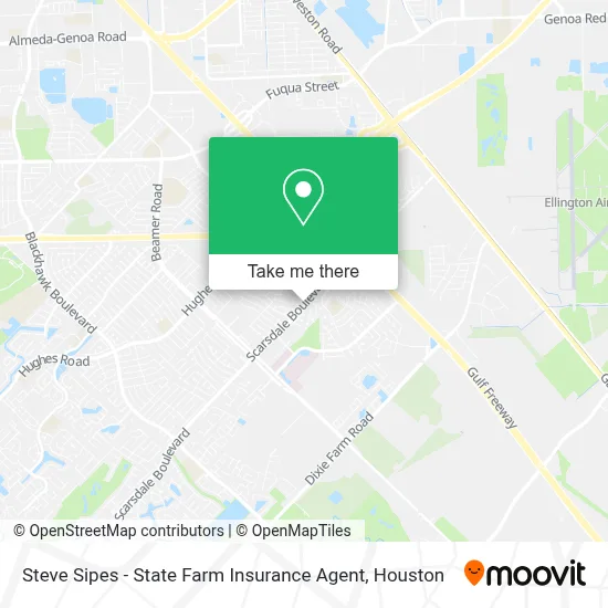 Steve Sipes - State Farm Insurance Agent map