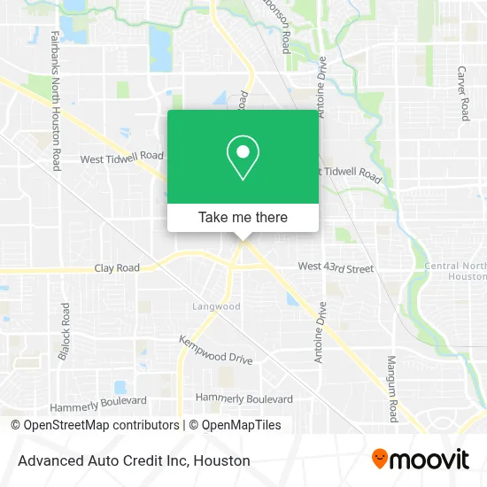 Advanced Auto Credit Inc map