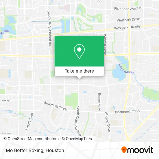Mo Better Boxing map