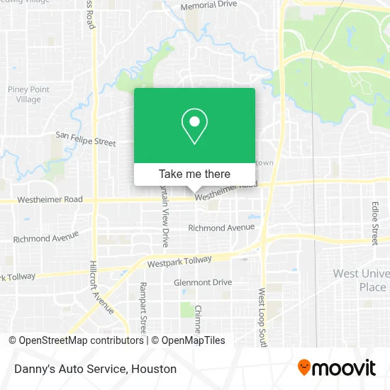 Danny's Auto Service map