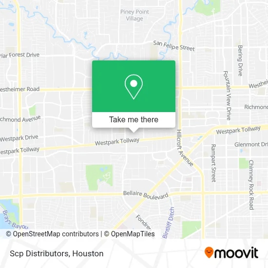Scp Distributors map