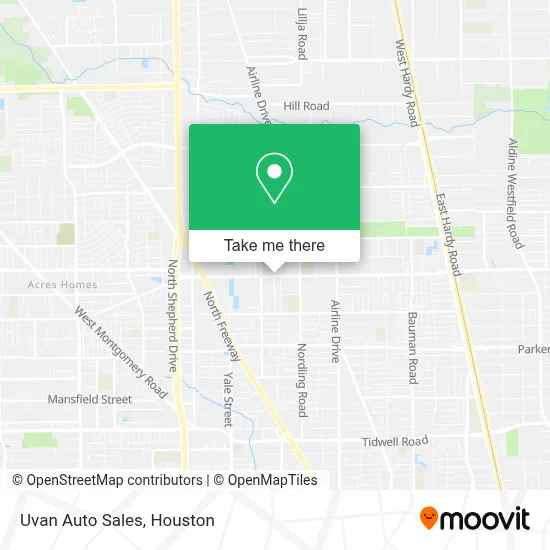 Uvan Auto Sales map