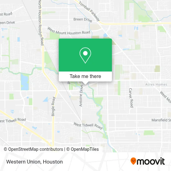Western Union map