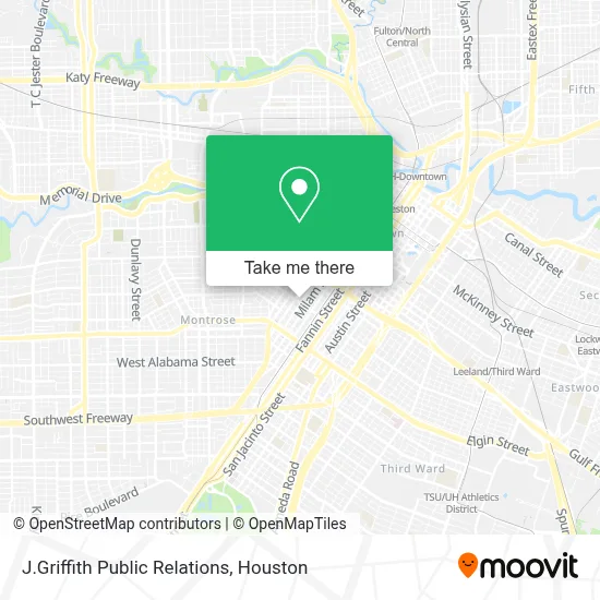 J.Griffith Public Relations map