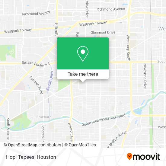 Hopi Tepees map
