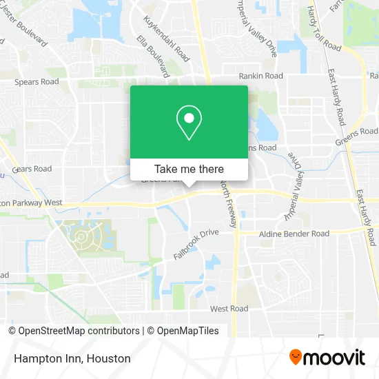 Hampton Inn map