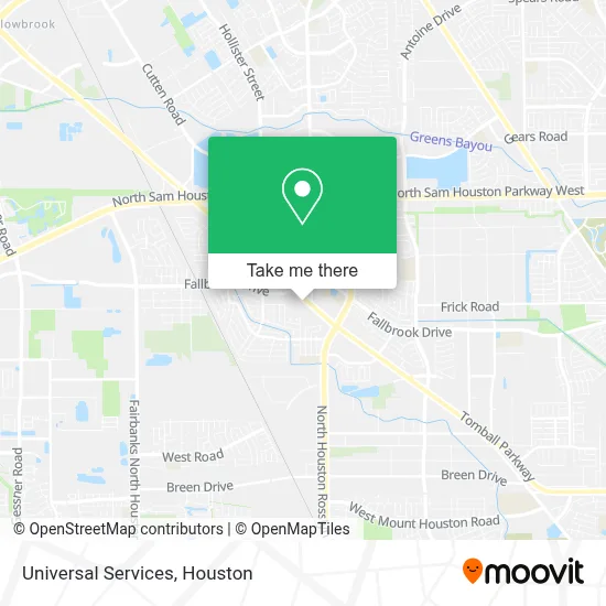 Universal Services map