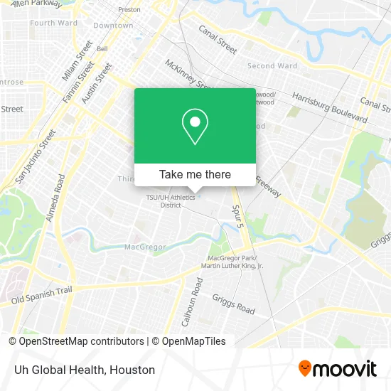 Uh Global Health map
