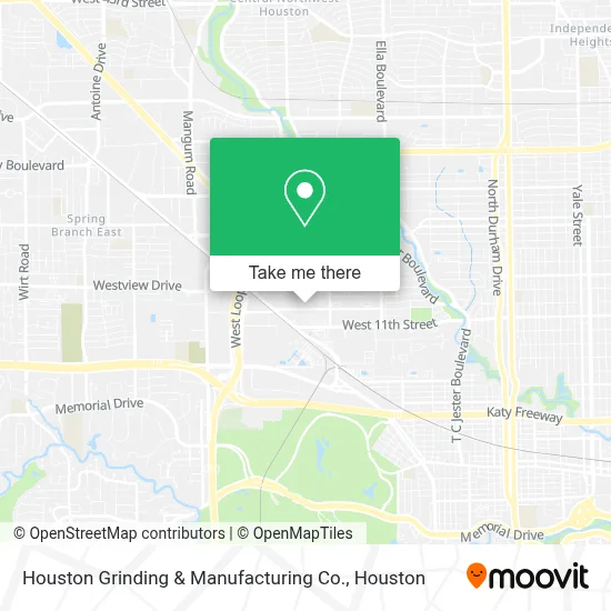 Houston Grinding & Manufacturing Co. map