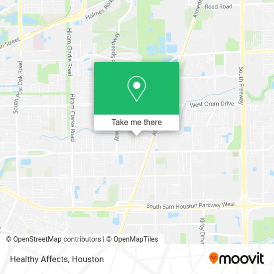Healthy Affects map