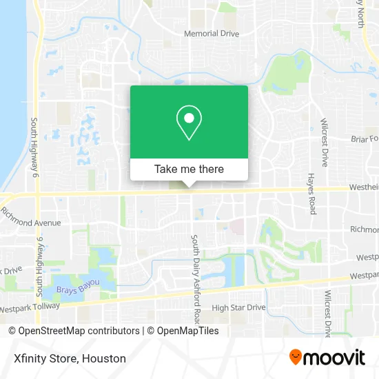 Xfinity Store map