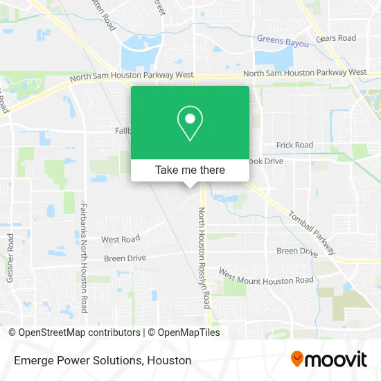 Emerge Power Solutions map