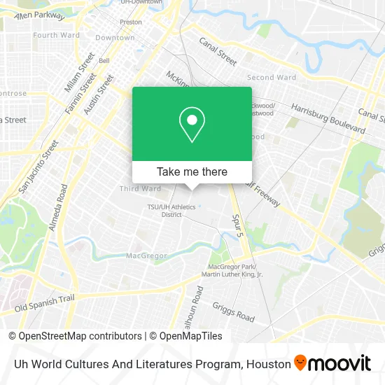 Uh World Cultures And Literatures Program map
