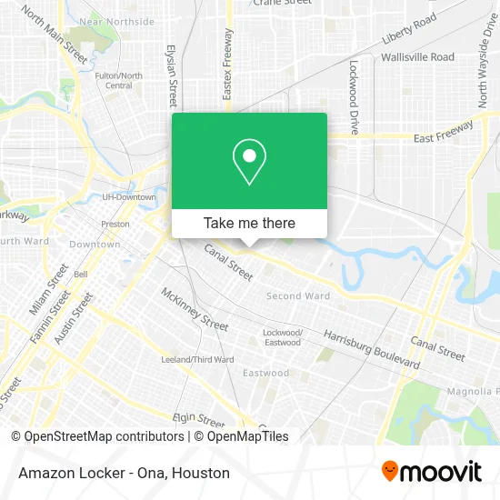 Amazon Locker - Ona map