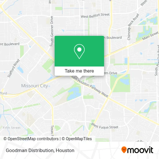 Goodman Distribution map