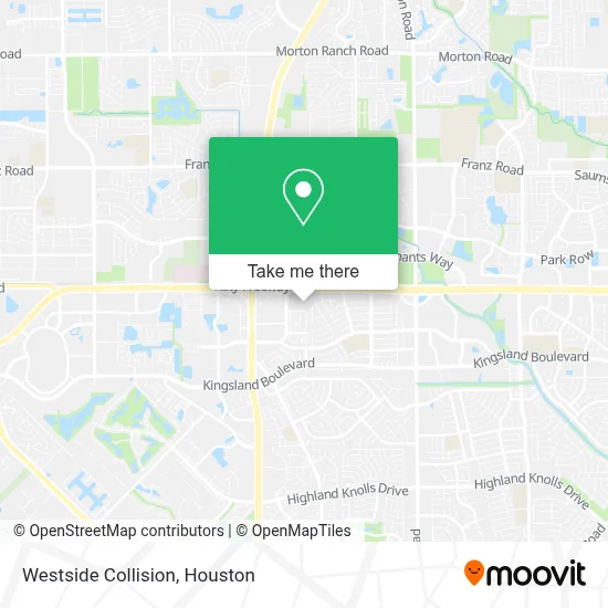 Westside Collision map