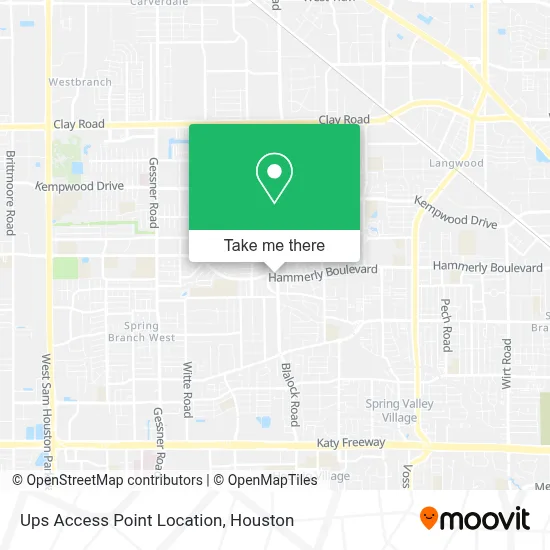 Ups Access Point Location map
