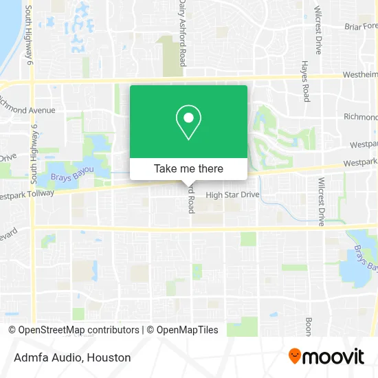 Admfa Audio map