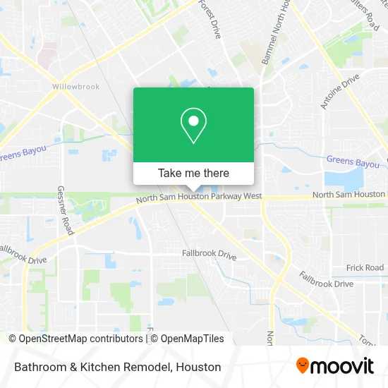 Bathroom & Kitchen Remodel map