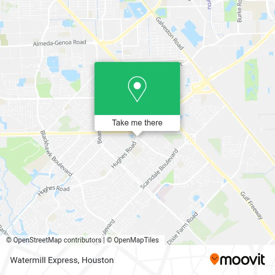 Watermill Express map
