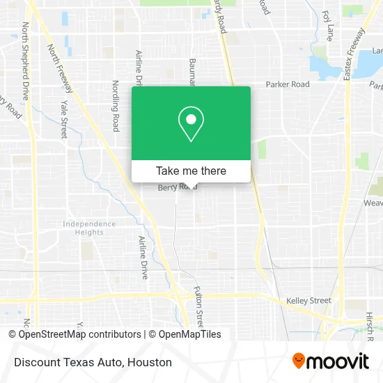 Discount Texas Auto map