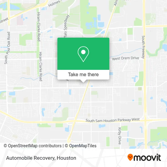 Automobile Recovery map