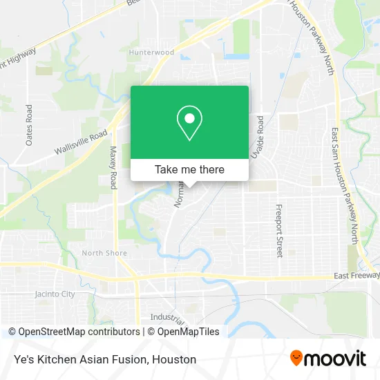 Ye's Kitchen Asian Fusion map