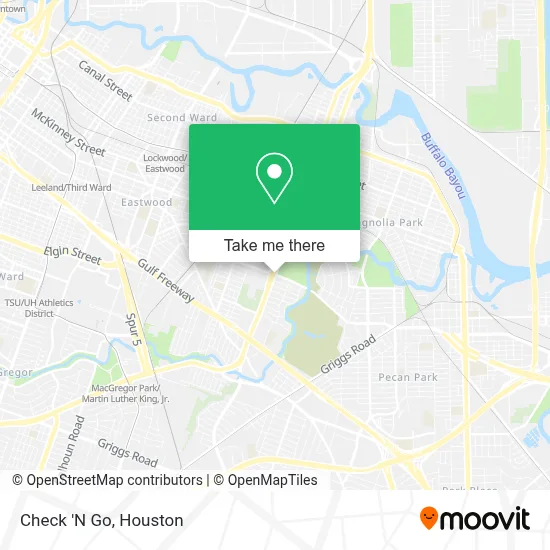 Check 'N Go map