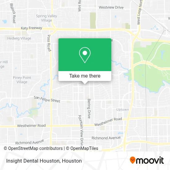 Insight Dental Houston map