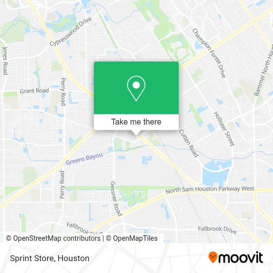 Sprint Store map