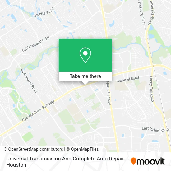 Universal Transmission And Complete Auto Repair map