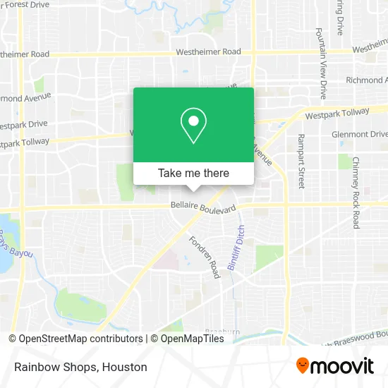 Rainbow Shops map
