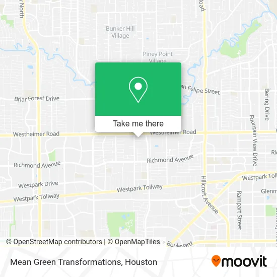 Mean Green Transformations map