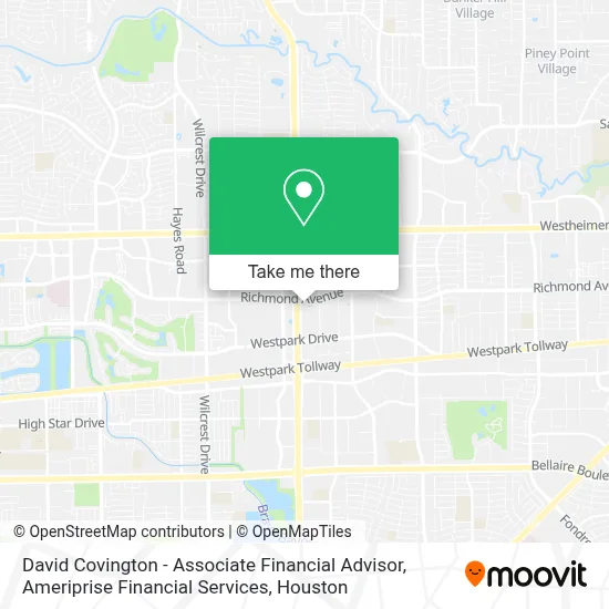 David Covington - Associate Financial Advisor, Ameriprise Financial Services map