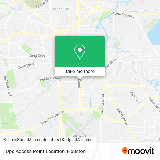 Ups Access Point Location map