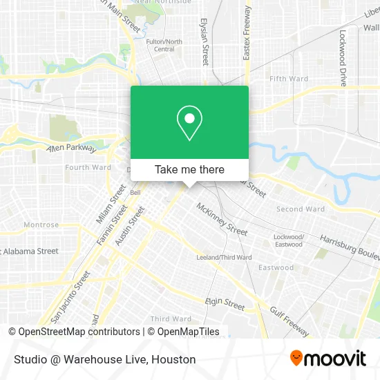 Studio @ Warehouse Live map