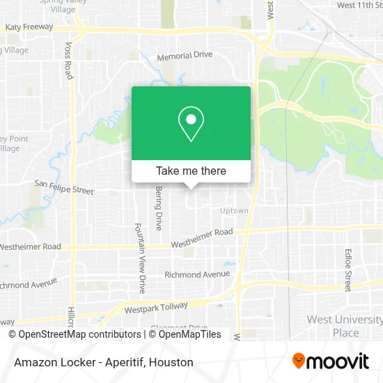 Amazon Locker - Aperitif map