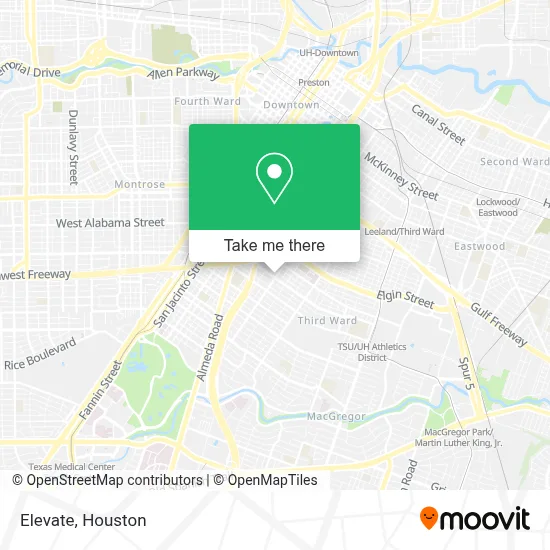 Elevate map