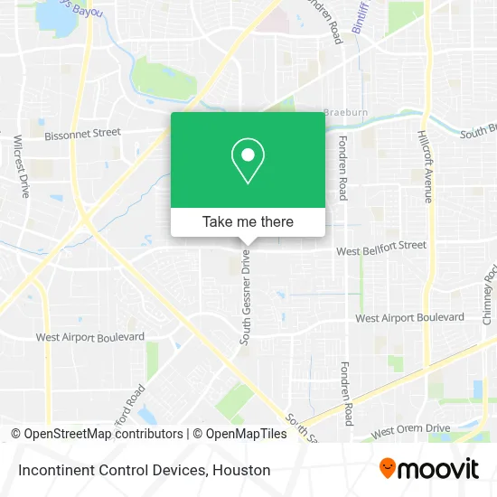 Incontinent Control Devices map