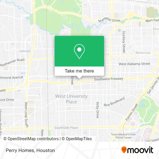 Perry Homes map