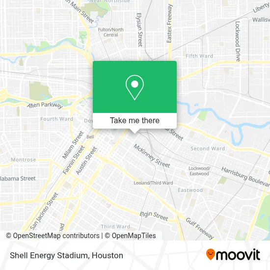 Shell Energy Stadium map