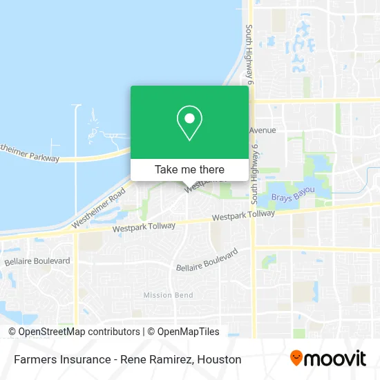 Farmers Insurance - Rene Ramirez map
