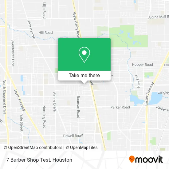 7 Barber Shop Test map