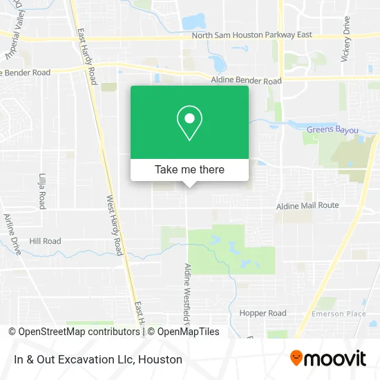 In & Out Excavation Llc map