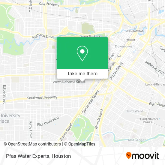 Pfas Water Experts map