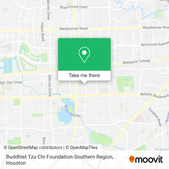 Buddhist Tzu Chi Foundation-Southern Region map