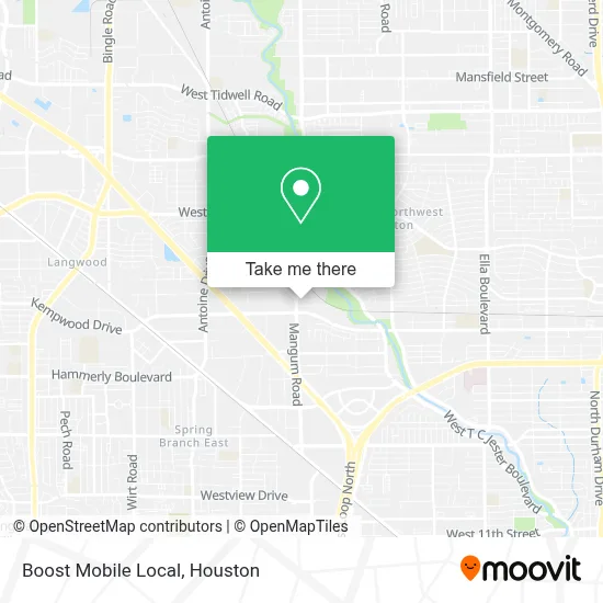 Boost Mobile Local map